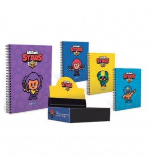Gıpta Spiralli A6 Karton Kapak Defter Brawl Star (1 Adet)