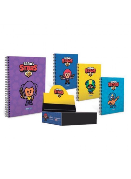 Gıpta Spiralli A6 Karton Kapak Defter Brawl Star (1 Adet) Gıpta Spiralli A6 Karton Kapak Defter Brawl Star (1 Adet)