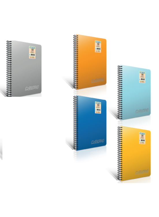 Gıpta Spiralli Defter Chromo Plastik Kapak Çizgili 80 YP A5 1347 (1 Adet)