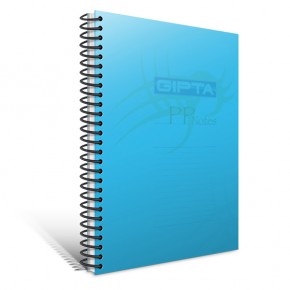 Gıpta Spiralli Defter Eko Plastik Kapak Kareli 120 YP A4 2036