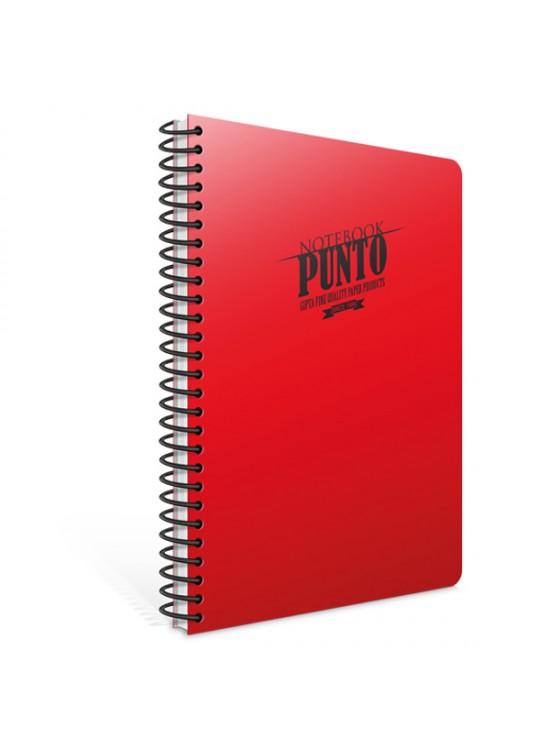 Gıpta Spiralli Defter Punto Plastik Kapak Çizgili 100 YP A4 3-6536000-2011