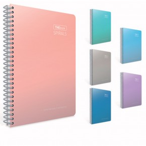 Gıpta Spiralli Sert Kapak Defter Thebook Spırals A4 200 YP Çizgili
