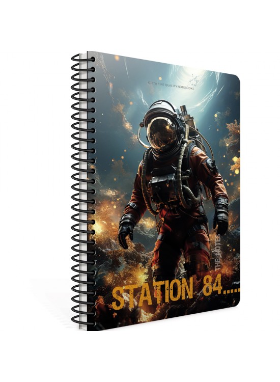 Gıpta Statıon Spiralli Karton Kapak Defter A4 80 YP Kareli