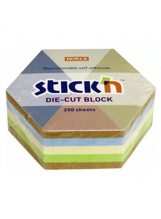 Hopax Stickn Yapışkan Notblok 61x67 Kraft Altıgen 250 YP 21828 Hopax Stickn Yapışkan Notblok 61x67 Kraft Altıgen 250 YP 21828