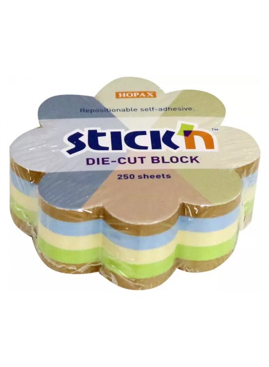Hopax Stickn Yapışkan Notblok Kraft Çiçek 67x67 250 YP 21834