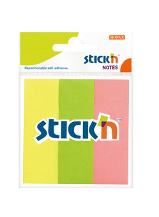 Gıpta Stıckn İndex 76x25 Neon 3 Renk Kağıt Ayraç 50 YP 2112900