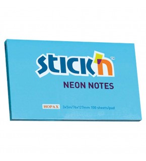 Gıpta Stıckn Not Kağ. Neon Mavi 76x127 MM 100 Y (1 Adet)