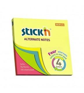 Gıpta Stıckn Ypş. Not Kağ. Neon 4 Rnk 76x76 100 YP (1 Adet)