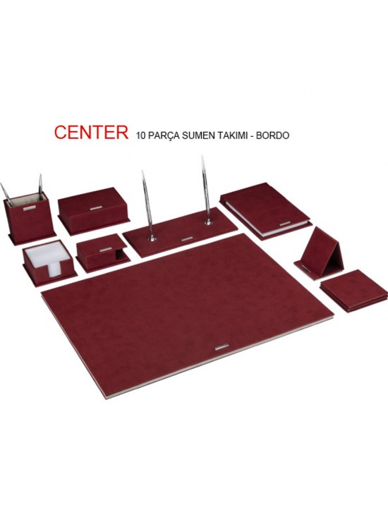 Gıpta Sümen Takımı 10 Parça Center Bordo 7140