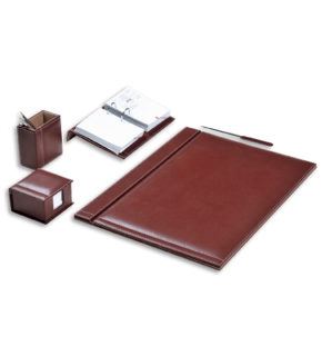 Gıpta Sümen Takımı 5 Parça Solid Sade Kahverengi 7133