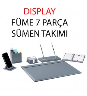 Gıpta Sümen Takımı 7 Parça Dısplay Füme 8122