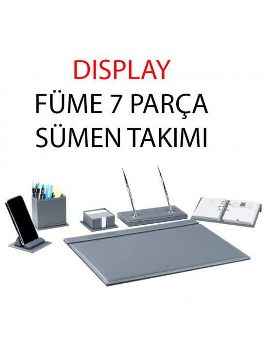 Gıpta Sümen Takımı 7 Parça Dısplay Füme 8122 Gıpta Sümen Takımı 7 Parça Dısplay Füme 8122