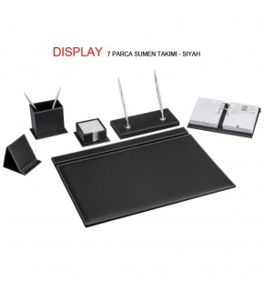 Gıpta Sümen Takımı 7 Parça Display Siyah 7103