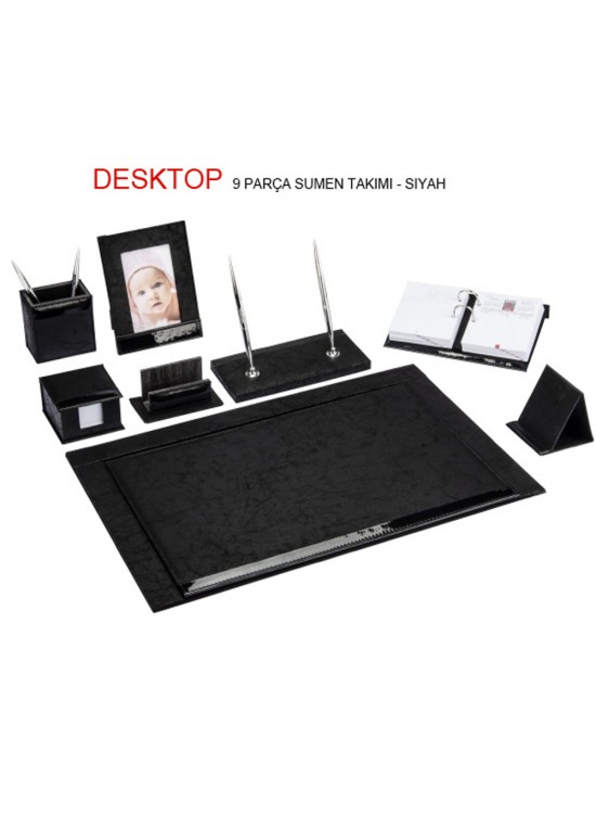 Gıpta Sümen Takımı 9 Parça Desktop Siyah 7129