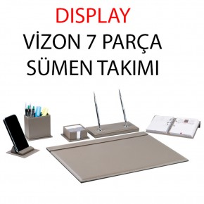 Gıpta Sümen Takımı Dısplay 7 Parça Vizon 4-8120000-2071