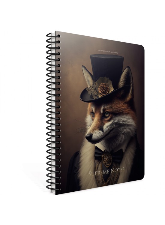 Gıpta Supreme Notes Spiralli Sert Kapak Defter 17x24 120 YP Kareli