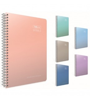 Gıpta Thebook Spırals Spiralli Sert Kapak Defter 17x24 140 YP Çizgili 5518