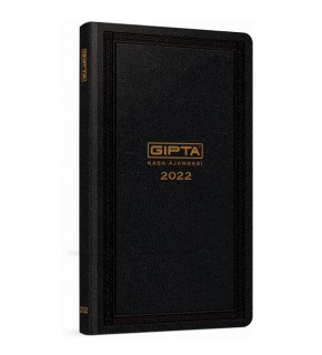 Gıpta Ticari Ajanda Dikişli Sert Kapaklı 17x33 118-TCK