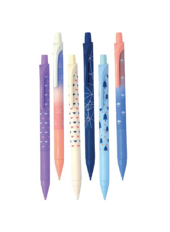 Gıpta Versatil Kalem 0.7 MM 6 Desen 48 Li Stand