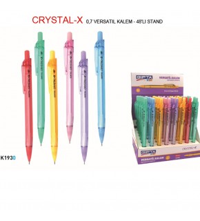 Gıpta Versatil Kalem 0.7 MM 6 Trans Renk 48 Li Stand