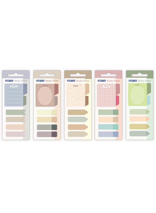 Gıpta Yapışkan Not-Desenli 48 Li Stand K0116 Gıpta Yapışkan Not-Desenli 48 Li Stand K0116