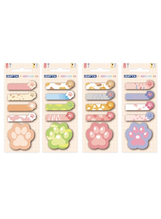Gıpta Yapışkan Not-Pati Desenli 48 Li Stand K0114
