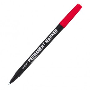 Globox Asetat Kalemi Permanent M Seri Kırmızı 1006 (1 Adet)