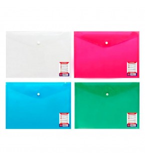 Globox Çıtçıtlı Dosya Neon Karışık 6458
