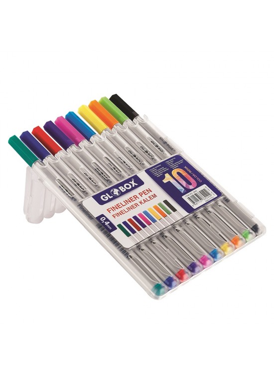 Globox Fineliner Kalem 10 Lu PP Kutu 3240