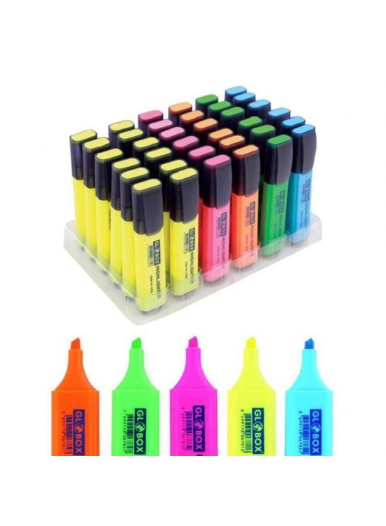 Globox Fosforlu Kalem Pastel Renk 36 Lı Stand 3233 Globox Fosforlu Kalem Pastel Renk 36 Lı Stand 3233