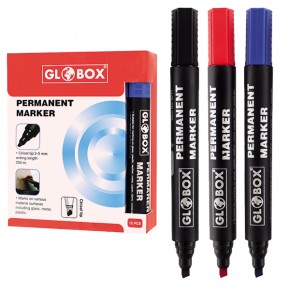 Globox Koli Kalemi Kesik Uç Siyah 6923 (1 Adet)