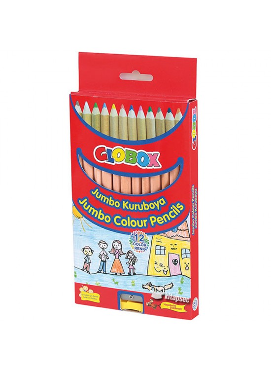 Globox Kuru Boya Jumbo 12 Li 1073