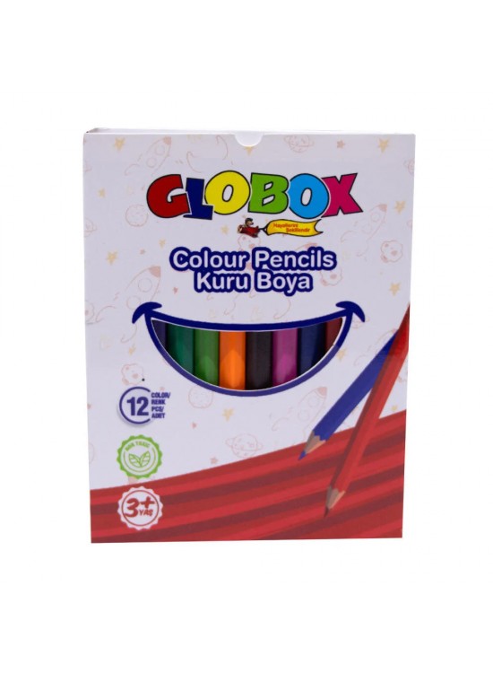 Globox Kuru Boya Kısa 12 Li 3670
