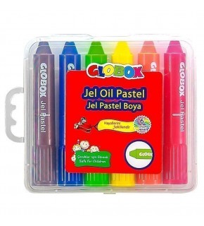 Globox Pastel Boya Jel 6 Lı 1528