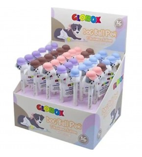 Globox Tükenmez Kalem Şapkalı Köpek 36 Lı 3503