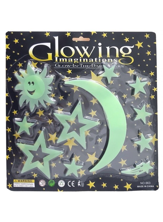 Glowing Fosforlu Yıldız KZY-2812