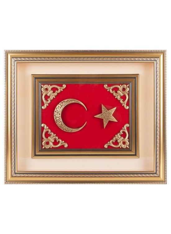 GÖKTÜRK AYYILDIZ KABARTMALI TABLO GÖKTÜRK AYYILDIZ KABARTMALI TABLO