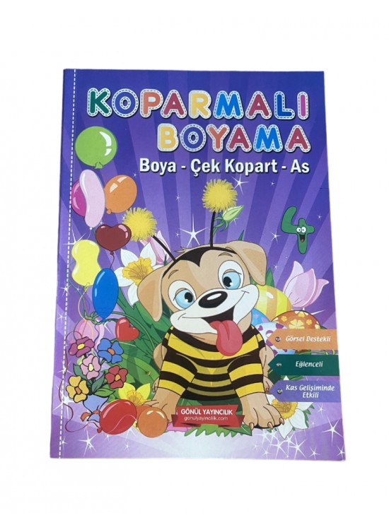 Gönül Çek Kopart Boyama Kitabı (1 Adet)