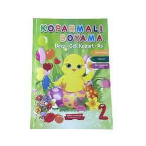 Gönül Çek Kopart Boyama Kitabı (1 Adet)