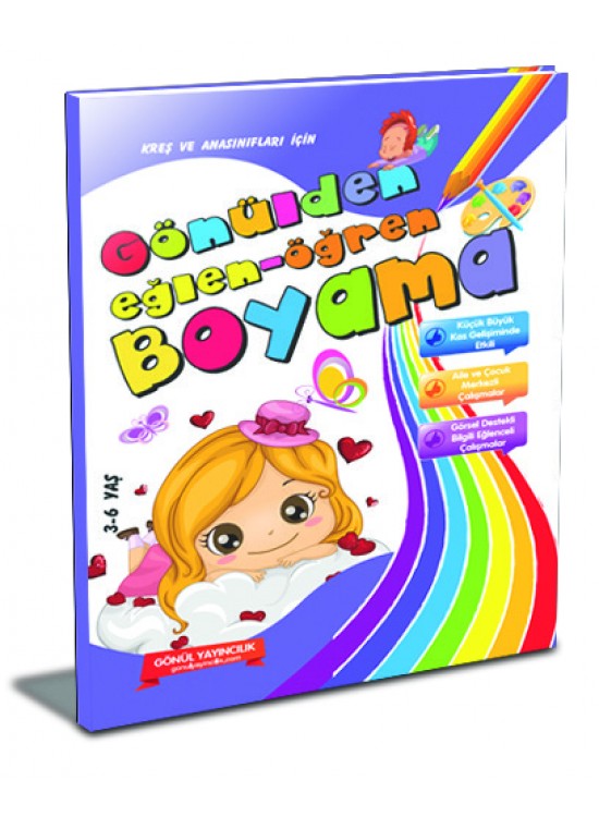 Gönül Eğlen Öğren Boyama Kitabı Kalın Gönül Eğlen Öğren Boyama Kitabı Kalın