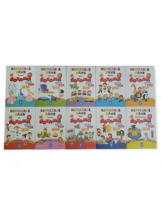 Gönül Yayıncılık Renklerle Dans Boyama Kitabı (1 Adet)