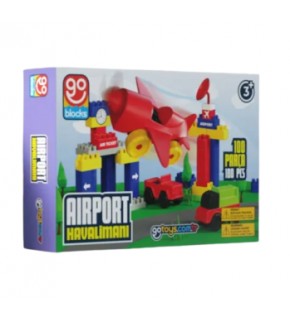 Gotoys Havalimanı Yapı Bloğu 100 Parça