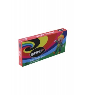 Goyal Pastel Boya Karton 12 Renk Köşeli PTL-112