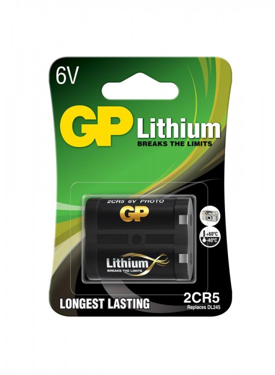 Gp 2CR5 6V Lityum Pil Fotoğrağ Makinesı Pili