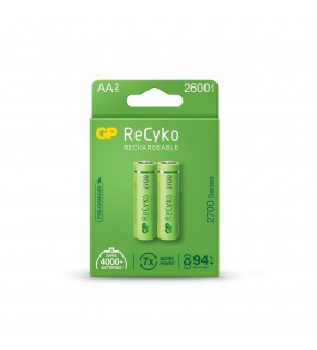 GP AA 2600 mAh Şarjlı Kalem Pil 2'li Paket GP270AAHCEMTR-2GB