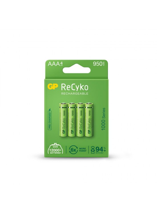GP AAA 950 mAh Şarjlı İnce Kalem Pil 4'lü Paket GP100AAHCEMTR-4LÜ GP AAA 950 mAh Şarjlı İnce Kalem Pil 4'lü Paket GP100AAHCEMTR-4LÜ
