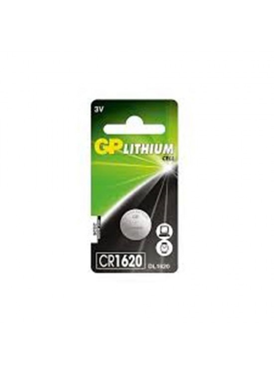 Gp CR1620-U1 3V Lityum Düğme Pil Tekli Paket Gp CR1620-U1 3V Lityum Düğme Pil Tekli Paket