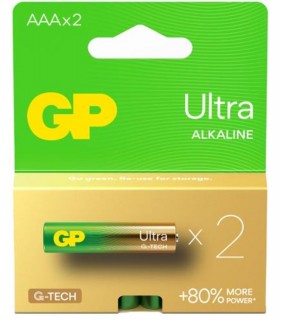 GP G-Tech LR03 AAA Boy Ultra Alkalin İnce Kalem Pil 2'li Paket GP24AU-2U2
