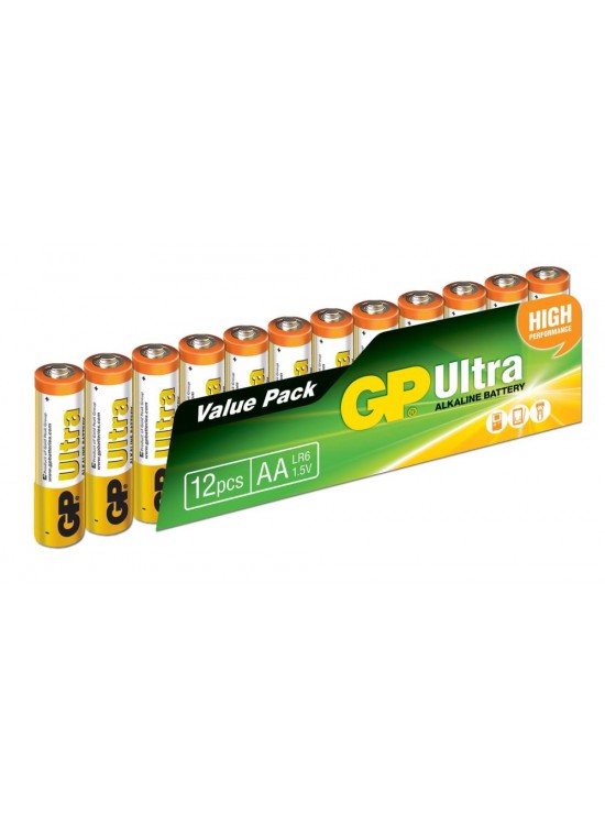 GP G-Tech LR6 AA Boy Ultra Alkalin Kalem Pil 12'li Paket GP15AU-VS12 GP G-Tech LR6 AA Boy Ultra Alkalin Kalem Pil 12'li Paket GP15AU-VS12