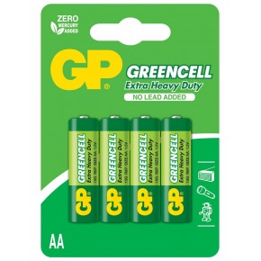 GP Greencel R6 AA Boy Çinko Kalem Pil 4'lü Paket GP15G-U4